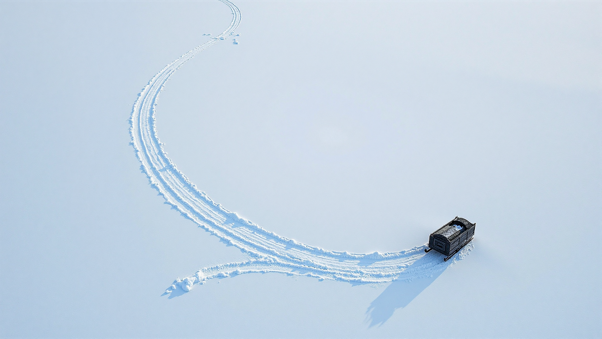 雪道地形滑行